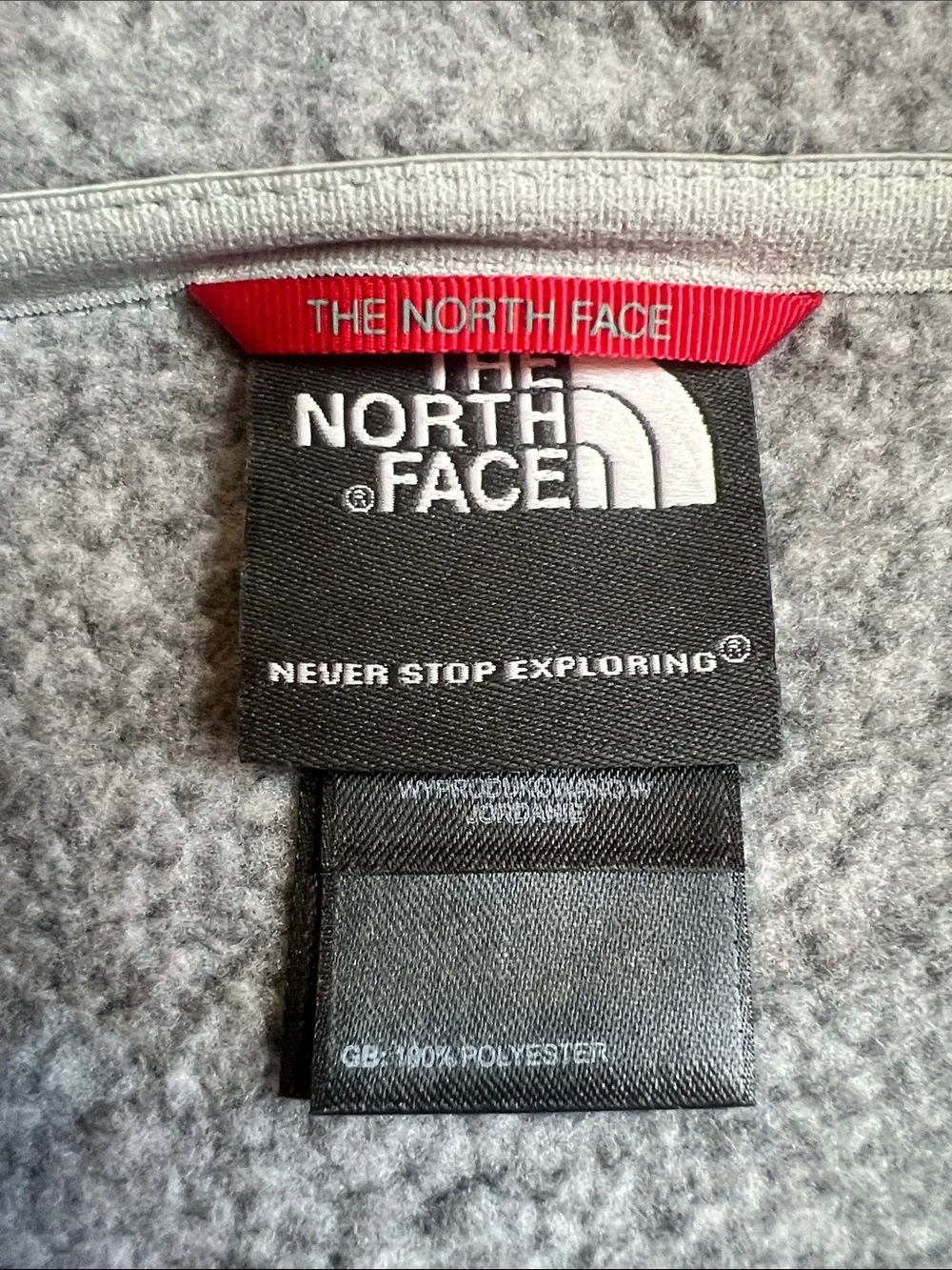 The North Face Men’s Sweater heavyweight Fleece Quarter Zip SZ L Heather Grey